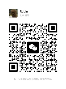 WeChat QR code for Robin Song